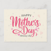 Aangepaste Moederdag | BRIEFKAART (Voorkant)