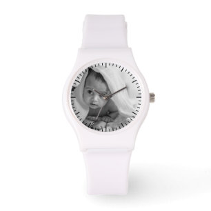 Aangepaste Moederdag-cadeautjes, persoonlijke witt Horloge