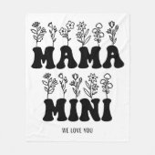 Aangepaste Moederdag Fleece Deken (Voorkant)