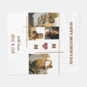 Aangepaste Moederdag fleecedeken Fleece Deken (Voorkant (Horizontaal))