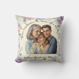 Aangepaste Moederdag foto Altijd je baby's Kussen