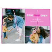 Aangepaste Moederdag Foto Best Mam Ever Large Cft Groot Cadeauzakje (Achterkant)