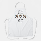 Aangepaste Moederdag Foto Collage Beste mama ooit  Schort (Voorkant)