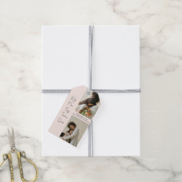 Aangepaste Moederdag Foto Gift Label – gepersonali Cadeaulabel