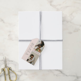 Aangepaste Moederdag Foto Gift Label – gepersonali Cadeaulabel
