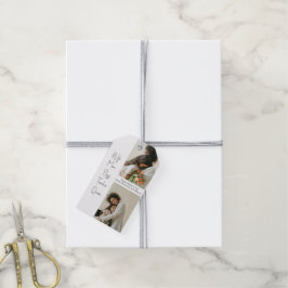 Aangepaste Moederdag Foto Gift Label – gepersonali Cadeaulabel