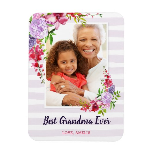 Aangepaste Moederdag foto grootma Ever Magneet (Verticaal)