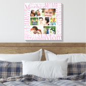 Aangepaste Moederdag fotocollage Canvas Afdruk (Insitu (Slaapkamer))