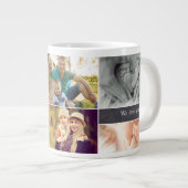 Aangepaste Moederdag fotocollage Grote Koffiekop (Voorkant rechts)