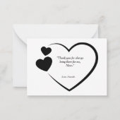 Aangepaste Moederdag Fotokaart Voor Mama Notitiekaartje (Achterkant)