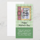 Aangepaste Moederdag fotokaarten (Voorkant / Achterkant)