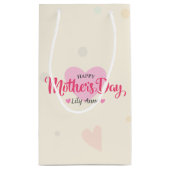 Aangepaste Moederdag | Gift Bag Klein Cadeauzakje (Achterkant)