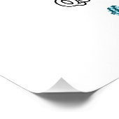 Aangepaste Moederdag Gift, Schattigee Moeder Eend Perfect Poster (Hoek)