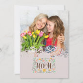 Aangepaste Moederdag I Foto & Persoonlijk Bericht Kaart (Voorkant)
