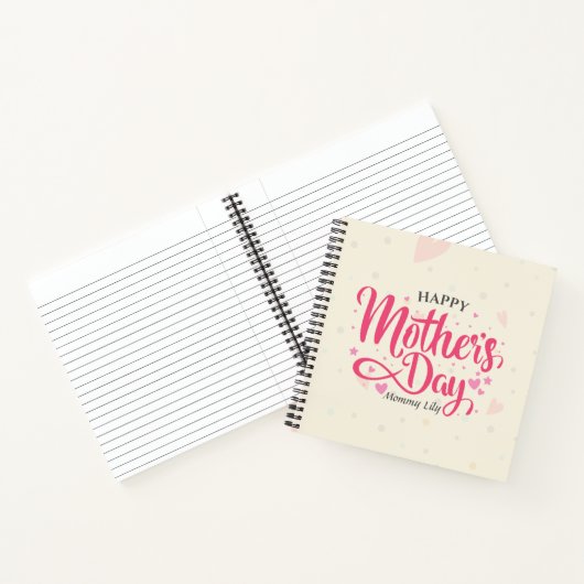 Aangepaste Moederdag | Laptop Notitieboek (Binnen)