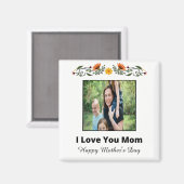 Aangepaste Moederdag Magnet (Voorkant / Achterkant)