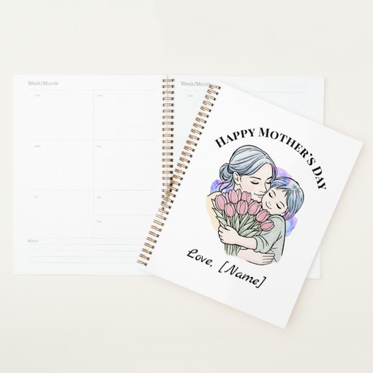 Aangepaste Moederdag Moeder en Kind Planner (Display)