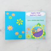 Aangepaste Moederdag Nieuwe moeder Kaart (Binnen)