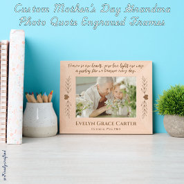 Aangepaste Moederdag Oma Fotoquote Gegraveerde Lijstjes