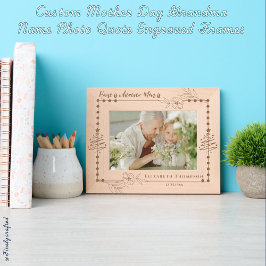 Aangepaste Moederdag Oma Naam Foto Quote Gegraveerde Lijstjes