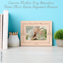 Aangepaste Moederdag Oma Naam Foto Quote Gegraveerde Lijstjes