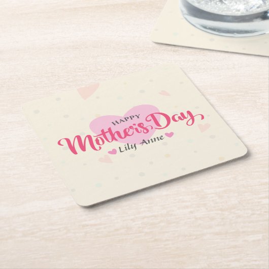 Aangepaste Moederdag | ONDERZETTER (Schuin)