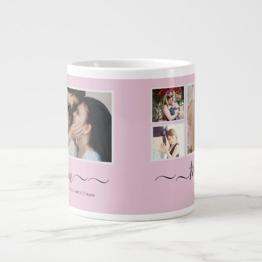 Aangepaste Moederdag Photo Collage Mok (Voorkant)