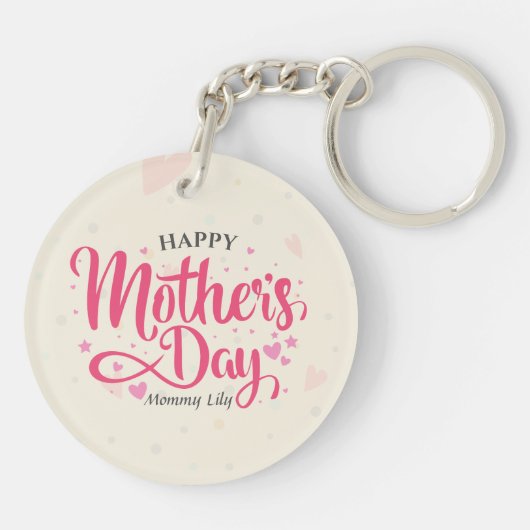 Aangepaste Moederdag | SLEUTELHANGER (Achterkant)