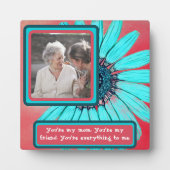 Aangepaste Moederdag Tafelblad Plaque met Ezel Fotoplaat (Voorkant)