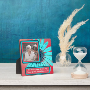 Aangepaste Moederdag Tafelblad Plaque met Ezel Fotoplaat