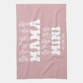 Aangepaste Moederdag Theedoek (Verticaal)