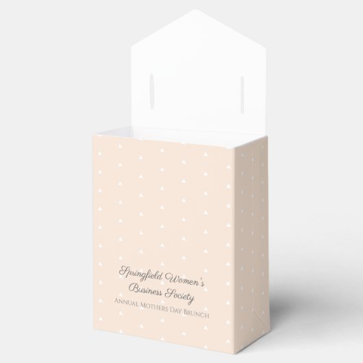 Aangepaste Moederdag-theepartij Bedankdoosjes (Geopend)