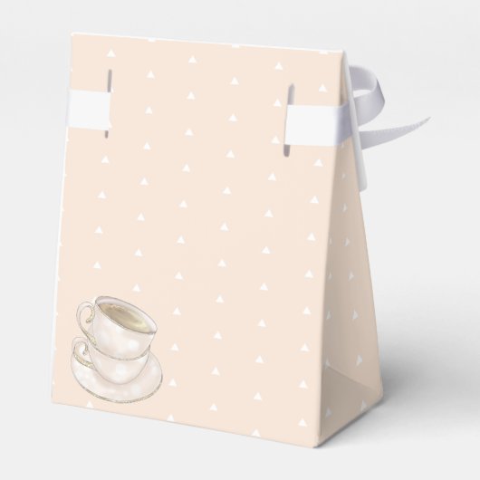 Aangepaste Moederdag-theepartij Bedankdoosjes (Achterkant)