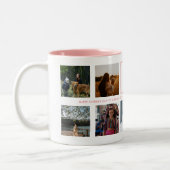 Aangepaste Moederdag Tweekleurige Koffiemok (Links)