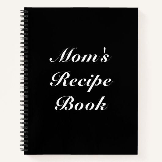 Aangepaste Moederdag van het boek Recipe Book (Voorkant)