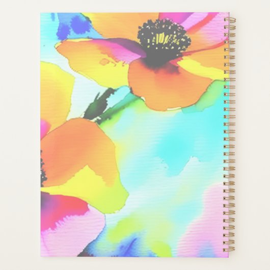 Aangepaste Moederdag voor Jouw naam met Bright pap Planner (Achterkant)