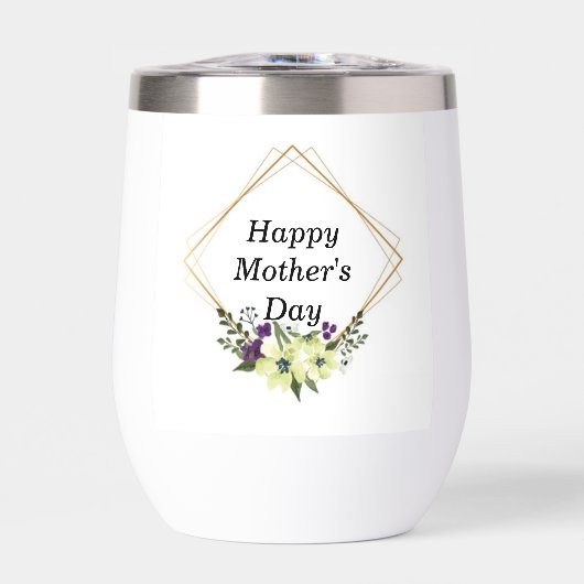 "Aangepaste Moederdag waterfles – Jouw tekst toevo (Voorkant)