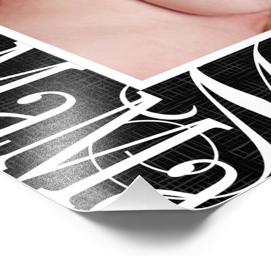 Aangepaste Moederdag Word Collage foto afdrukken (Hoek)