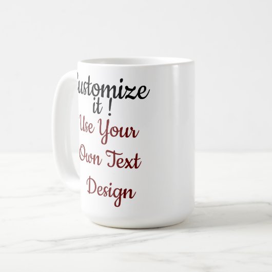 Aangepaste Mok (Voorkant links)