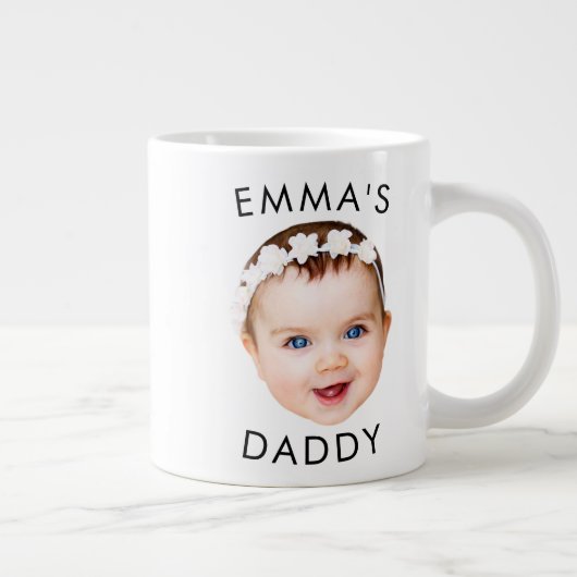 Aangepaste Mok, Baby Mok, Pap Verjaardag Gift, Gez Grote Koffiekop (Rechts)