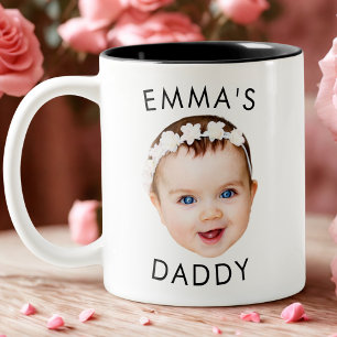 Aangepaste Mok, Baby Mok, Pap Verjaardag Gift, Gez Tweekleurige Koffiemok
