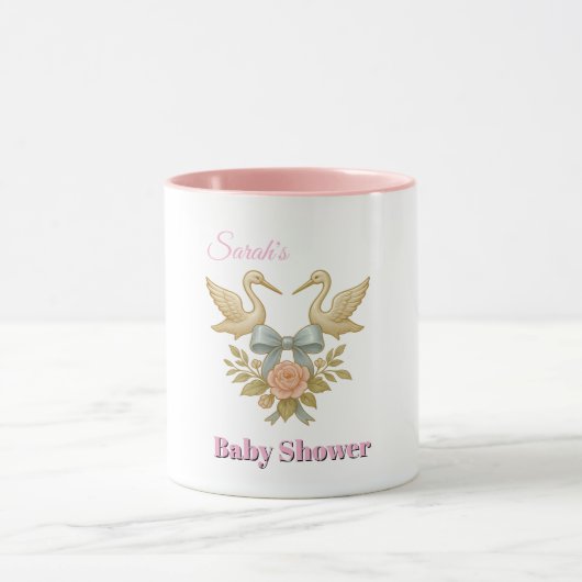 Aangepaste mok - babyshower (Midden)