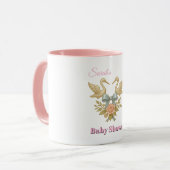 Aangepaste mok - babyshower (Voorkant links)