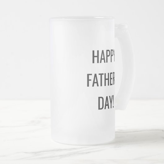 Aangepaste mok bier voor vader | Feestdagen (Voorkant rechts)