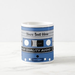 Aangepaste mok Cassettebandje - kies stijl