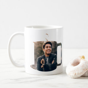 Aangepaste mok foto leuk voor koffieminnaar