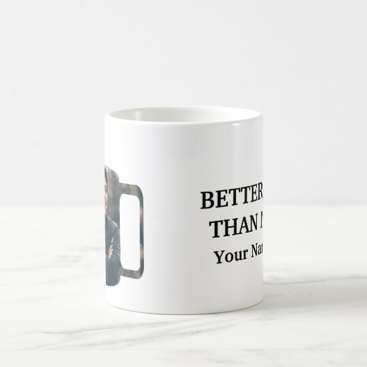 Aangepaste mok foto leuk voor koffieminnaar (Center)