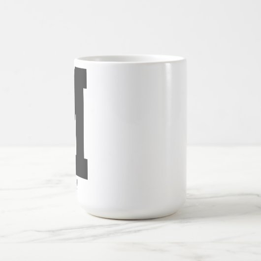 Aangepaste Mok Initiaal en naam (Center)