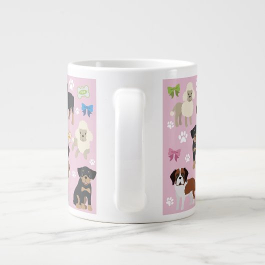 Aangepaste Mok Jumbo - Hondengroep 2 (Achterkant)