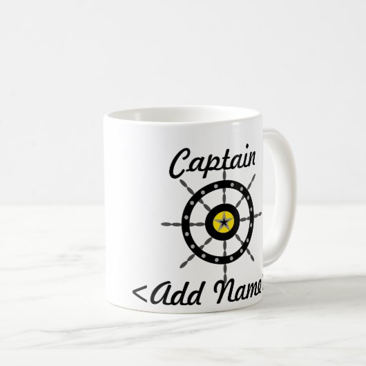 Aangepaste Mok kapitein (Voorkant rechts)